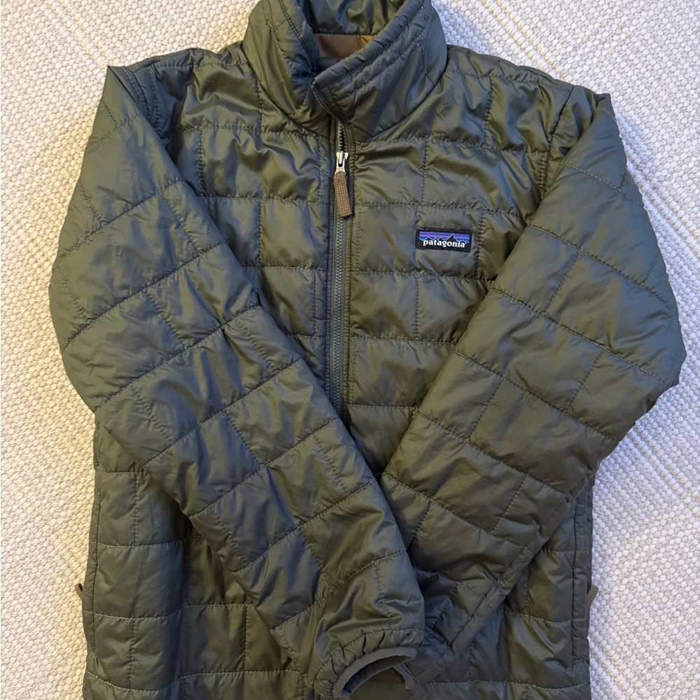 Patagonia Forest Green Quilted Jacket